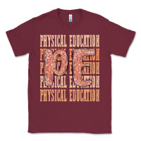 Burgundy physical education Classic Tee - MaliasSmallBusiness