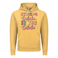 Vintage Mustard staying delulu is the solulu Vintage Hoodie - MaliasSmallBusiness