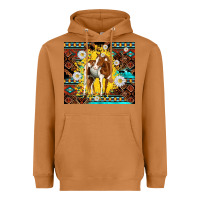 Meerkat aztec tribal horse Heavyweight Hoodie - TumblerDesignByShophia