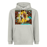 Moon Dust aztec tribal horse Heavyweight Hoodie - TumblerDesignByShophia