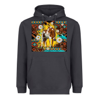 Smoke aztec tribal horse Heavyweight Hoodie - TumblerDesignByShophia