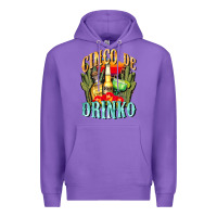 Purple cinco de drinko cinco de mayo Premium Hoodie - CowGirlArtShop