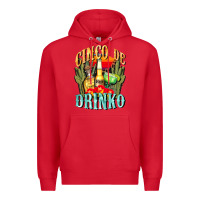 Red cinco de drinko cinco de mayo Premium Hoodie - CowGirlArtShop