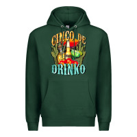 Sports Green cinco de drinko cinco de mayo Premium Hoodie - CowGirlArtShop
