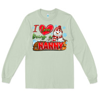 Matcha i love being a nanny Long Sleeve Tee - MaliasSmallBusiness
