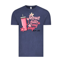 Vintage Denim jesus fills my cup Vintage Tee - JahusDesignShop