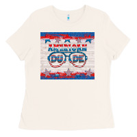 Bone American dude Ladies Tee - HRA Design Shop