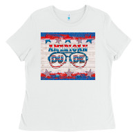 White American dude Ladies Tee - HRA Design Shop