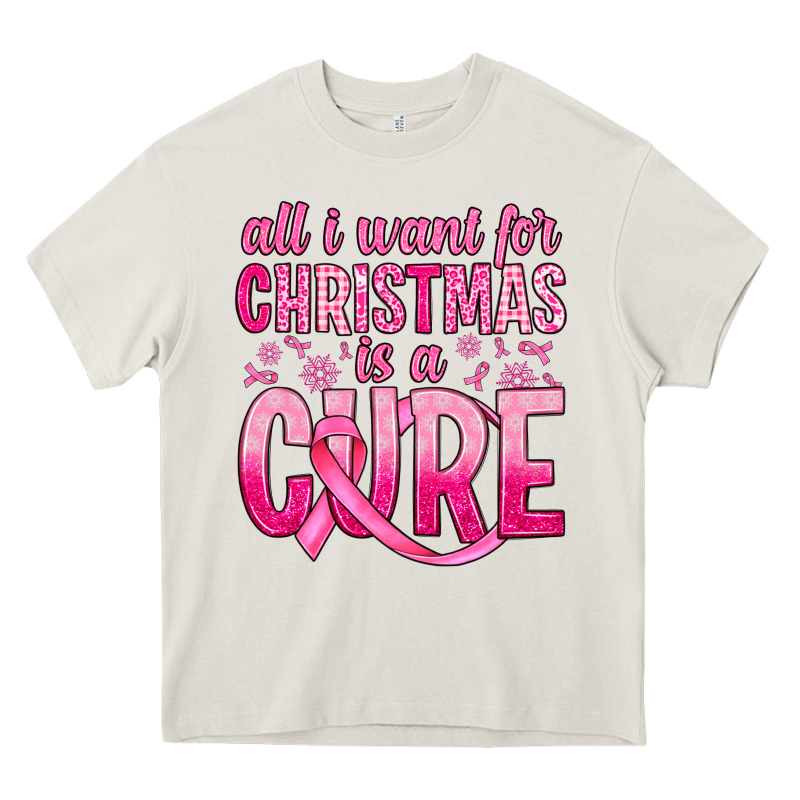 All I Want For Christmas Is A Cure Heavy Core Tee by JahusDesignShop | Teevron