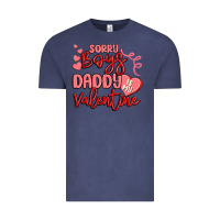 Vintage Denim sorry boys daddy is my valentine Vintage Tee - MaliasSmallBusiness