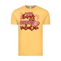 Sorry Boys Daddy Is My Valentine Vintage Tee | Teevron