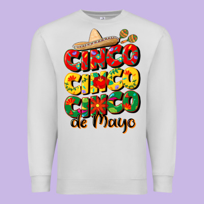 Cinco Cinco Cinco De Mayo Premium Sweatshirt Designed By Cowgirlartshop