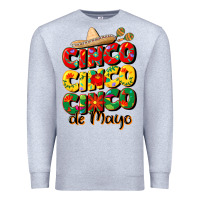 Heather Grey cinco cinco cinco de mayo Premium Sweatshirt - CowGirlArtShop