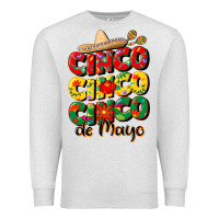 Oatmeal Heather cinco cinco cinco de mayo Premium Sweatshirt - CowGirlArtShop