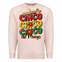 Pale Pink cinco cinco cinco de mayo Premium Sweatshirt - CowGirlArtShop