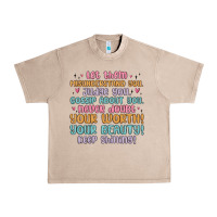 French Oak let them Urban Heavy Tee - MaliasSmallBusiness