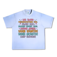 Grape Ice let them Urban Heavy Tee - MaliasSmallBusiness