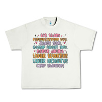Pistachio let them Urban Heavy Tee - MaliasSmallBusiness