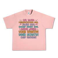 Salmon let them Urban Heavy Tee - MaliasSmallBusiness