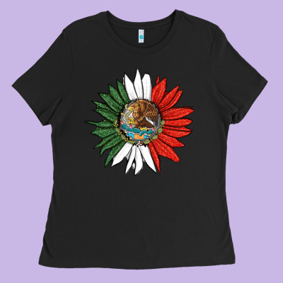 Mexico Sunflower Ladies Tee Designed By Hra Design Shop