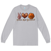Moon Dust peace love basketball Long Sleeve Tee - JahusDesignShop