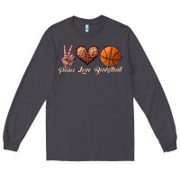 Smoke peace love basketball Long Sleeve Tee - JahusDesignShop