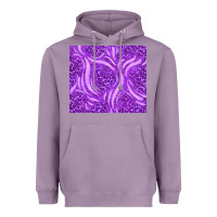 Lavender purple glitter with leopard pattern Heavyweight Hoodie - TumblerDesignByShophia