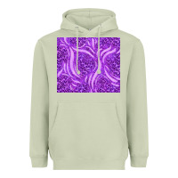 Matcha purple glitter with leopard pattern Heavyweight Hoodie - TumblerDesignByShophia