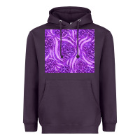 Plum purple glitter with leopard pattern Heavyweight Hoodie - TumblerDesignByShophia