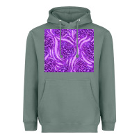 Sage purple glitter with leopard pattern Heavyweight Hoodie - TumblerDesignByShophia