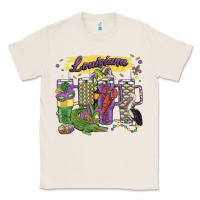 Natural obsessive cup disorder mardi gras Classic Tee - MaliasSmallBusiness