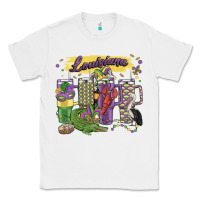 White obsessive cup disorder mardi gras Classic Tee - MaliasSmallBusiness
