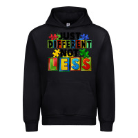Black just different not less Urban Hoodie - FaDigitalArtStudio