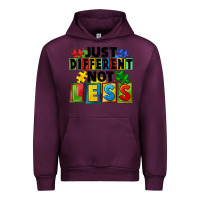 Mauve Wine just different not less Urban Hoodie - FaDigitalArtStudio