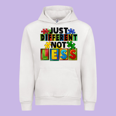 Just Different Not Less Urban Hoodie Designed By Fadigitalartstudio