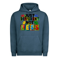 Pigment Midnight Navy just different not less Urban Hoodie - FaDigitalArtStudio