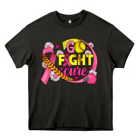 Asphalt breast cancer go fight cure softball Heavy Core Tee - JahusDesignShop