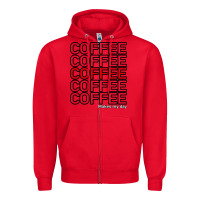 Red Coffee Makes Zipper Hoodie - Bettercallsaul