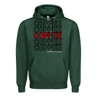 Sports Green Coffee Makes Zipper Hoodie - Bettercallsaul