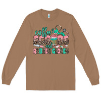Toasted Coconut coffee scrubs and rubber gloves Long Sleeve Tee - MaliasSmallBusiness