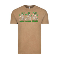 Vintage Coffee drink drank drunk st. patricks day skeletons Vintage Tee - MaliasSmallBusiness