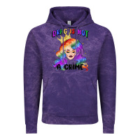 Cloud Purple drag is not a crime fabulous drag queen Vintage Hoodie - MaliasSmallBusiness
