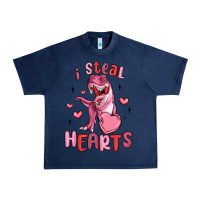 Navy i steal hearts Urban Heavy Tee - MaliasSmallBusiness