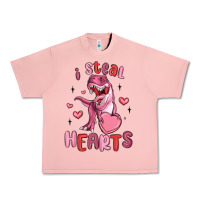 Salmon i steal hearts Urban Heavy Tee - MaliasSmallBusiness