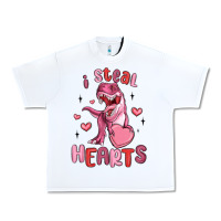 White i steal hearts Urban Heavy Tee - MaliasSmallBusiness