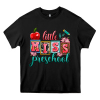 Black little miss preschool Heavy Core Tee - AdoDesignShop