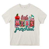 Cream little miss preschool Heavy Core Tee - AdoDesignShop