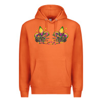 Carrot skeleton hands mardi gras Premium Hoodie - CowGirlArtShop