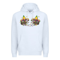 White skeleton hands mardi gras Premium Hoodie - CowGirlArtShop
