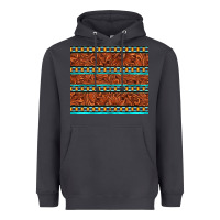 Smoke tooled leather and aztec Heavyweight Hoodie - TumblerDesignByShophia